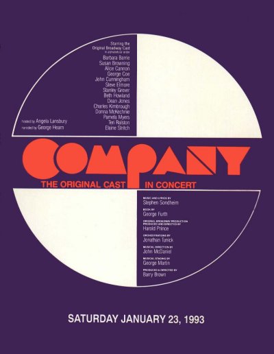 Company [Reunion concert program]