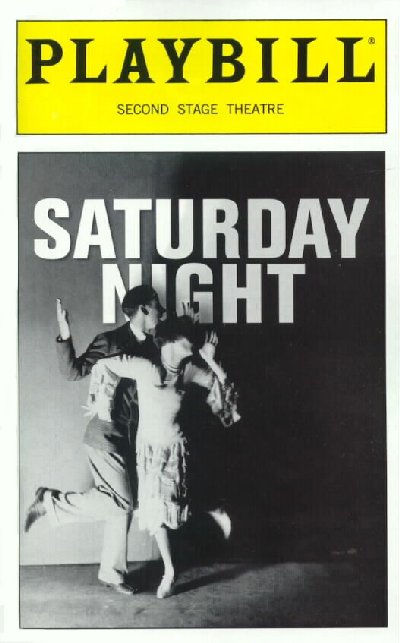 Saturday Night [Second Stage Playbill]
