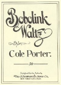 The Bobolink Waltz [sheet music]